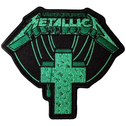 Нашивка Metallica Master Of Puppets Green Cross