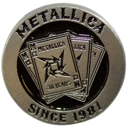 Значка Metallica - Cards