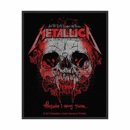 Нашивка Metallica - Wherever I May Roam Skull