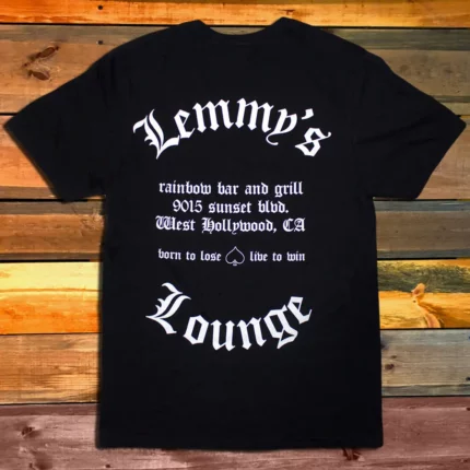 Тениска Motorhead Lemmy's Lounge гръб