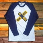 Тениска с дълъг ръкав No More Many More - Logo - blue