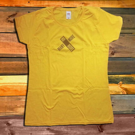 Дамска Тениска No More Many More - Logo - yellow