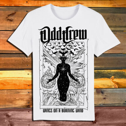 Тениска Odd Crew - Wings On A Burning Wind - white