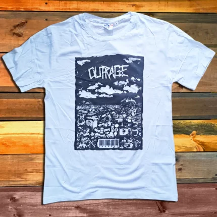 Тениска Outrage - Product - white