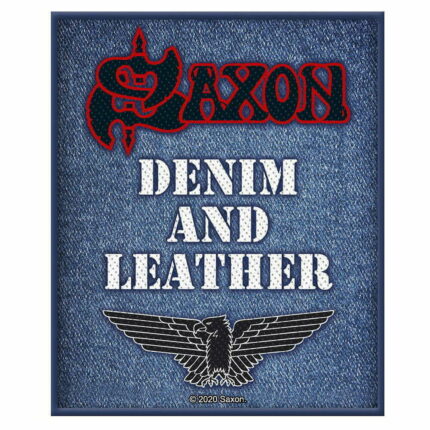 Нашивка Saxon - Denim & Leather