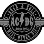 Нашивка AC/DC - Rock 'N Roll Will Never Die
