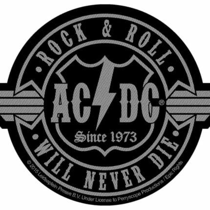 Нашивка AC/DC - Rock 'N Roll Will Never Die