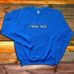 Блуза с дълъг ръкав Спални места - Лого - син