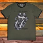 Тениска The Rolling Stones - Black & White Tongue