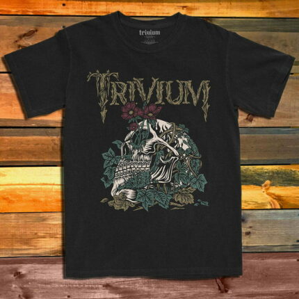 Тениска Trivium - Skelly Flower