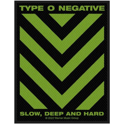 Нашивка Type 0 Negative - Slow, Deep & Hard
