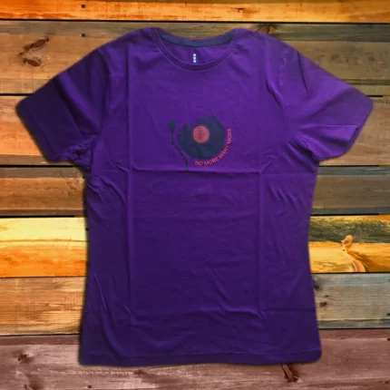 Дамска Тениска No More Many More Vinyl purple