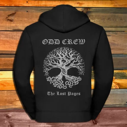 Суитчър Odd Crew The Lost Pages black гръб