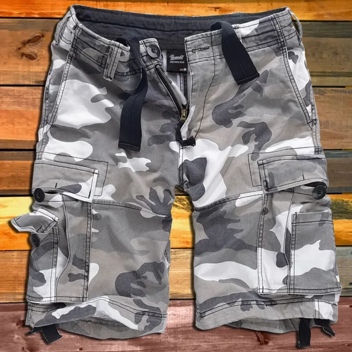 Къси панталони Vintage grey camo