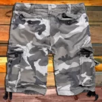 Къси панталони Vintage grey camo