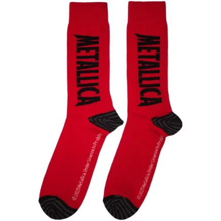 Чорапи Metallica Logo red