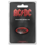 Значка AC/DC Mini Oval Logo