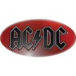 Значка AC/DC Mini Oval Logo