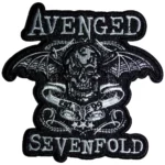 Нашивка Avenged Sevenfold Deathbat Cut Out