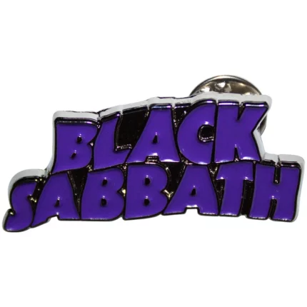 Значка Black Sabbath Purple Wavy Logo