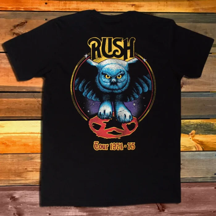 Тениска Rush Tour '74-'75 гръб