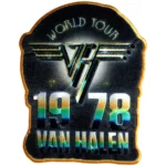Нашивка Van Halen World Tour 1978