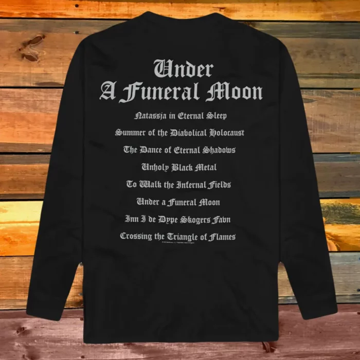 Тениска с дълъг ръкав DARKTHRONE - UNDER A FUNERAL MOON гръб