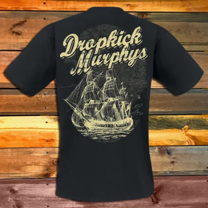 Тениска Dropkick Murphys Scally Skull Ship гръб