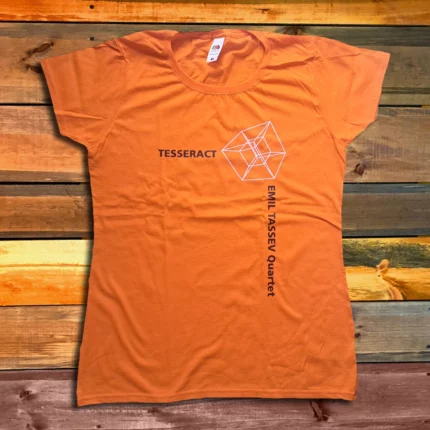 Дамска Тениска Емил Тасев Квартет Tesseract orange