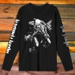Тениска с дълъг ръкав Iron Maiden The Trooper black