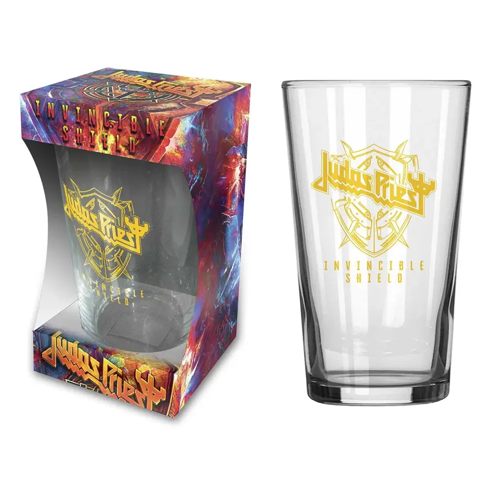 JUDAS PRIEST - INVINCIBLE Shield beer glass Чаша JUDAS PRIEST - INVINCIBLE Shield