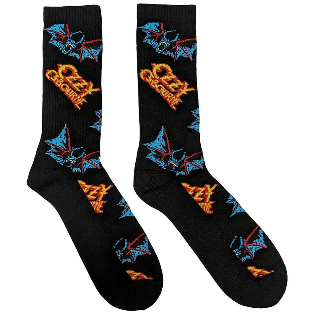Ozzy Osbourne Socks Logos & Bats Чорапи Ozzy Osbourne Logos & Bats