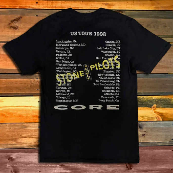 Тениска Stone Temple Pilots Core Tour гръб