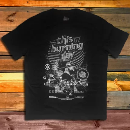 Тениска This Burning Day Our Heart B&W