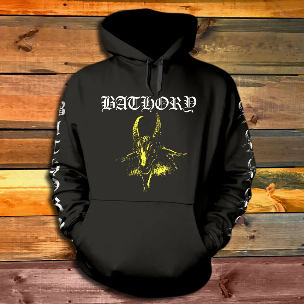 Bathory Goat yellow hoodie Суитчър Bathory Goat