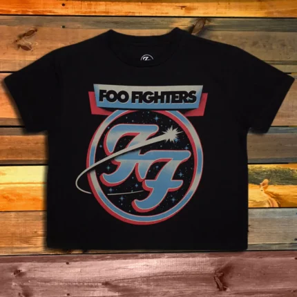 Дамска къса тениска Foo Fighters Comet Logo