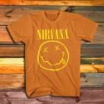 Детска Тениска Nirvana Happy Face Orange