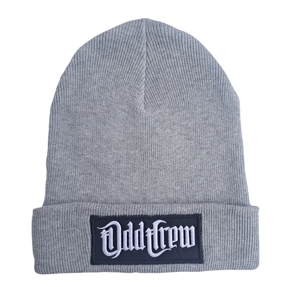 Odd Crew beanie grey Зимна Шапка Odd Crew Logo grey